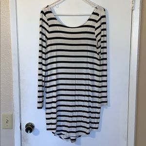 Black & White Striped Dress